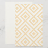 Papeterie Motif géométrique en forme de lozenge (Devant / Derrière)