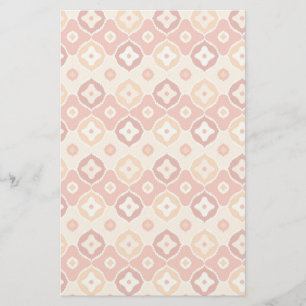 Papeterie Motif géométrique ikat d'or