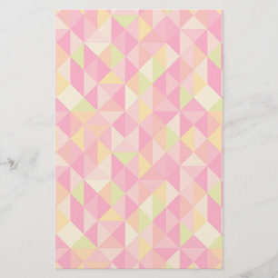 Papeterie Motif géométrique triangles