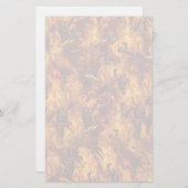 Papeterie Motif incendie et flammes (Devant / Derrière)