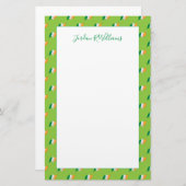 Papeterie Motif irlandais de drapeau (Devant / Derrière)