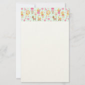 Papeterie Motif mignon avec Whimsical Anims & Toys Station (Devant)