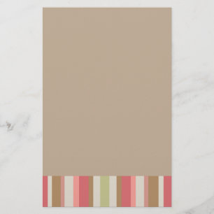 Papeterie Motif Paprika Stripes