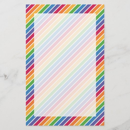 Papeterie Motif Rainbow Stripes (Devant)