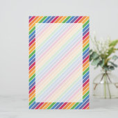 Papeterie Motif Rainbow Stripes (Debout devant)