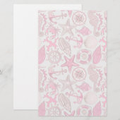 Papeterie Motif rose de mer (Devant / Derrière)