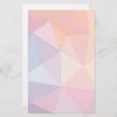 Papeterie Motif triangle Abstrait coloré (Devant / Derrière)