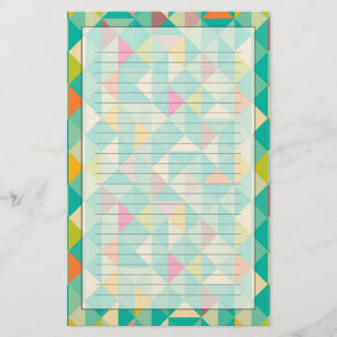 Papeterie Motif triangles