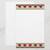 Papeterie Motif vacances stationnaire, personnalisable (Devant / Derrière)