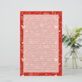 Papeterie Motif Valentine (Debout devant)