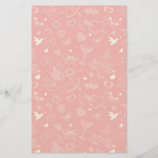 Papeterie Motif Valentine (Devant)