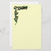 PAPETERIE MOTIFS FLORENTIELS ANCIENS (Devant / Derrière)