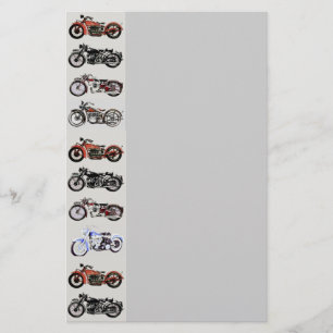 Papeterie MOTOCYCLES vintages