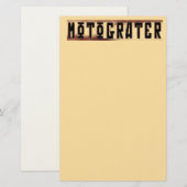 Papeterie MOTOGRATER (Devant / Derrière)