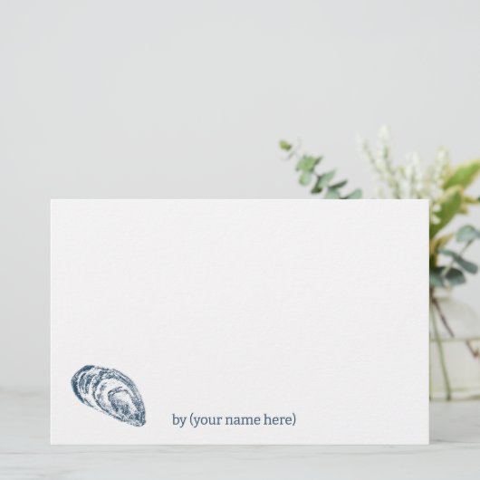 Papeterie Moule bleue mer océan côtier toute l'occasion blan (Debout devant)