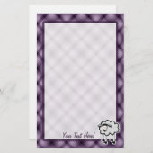 Papeterie Moutons pourpres (Devant / Derrière)