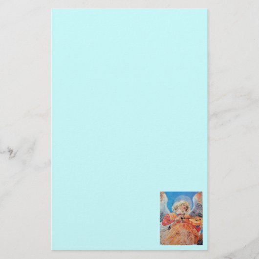 Papeterie MUSIQUE FABRIQUANT NOËL ANGE Turquoise Bleu (Devant)