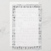 Papeterie Musique stationnaire (Devant / Derrière)