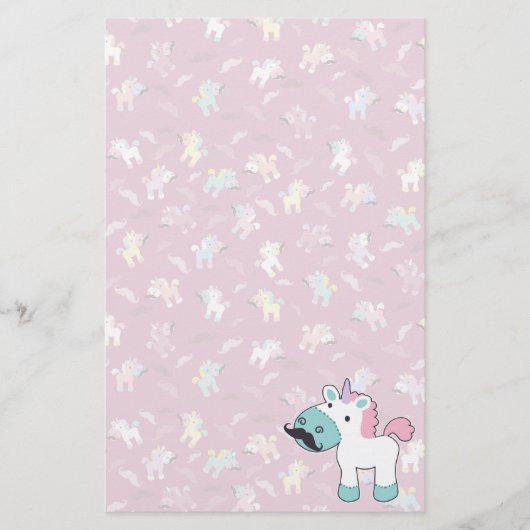 Papeterie Mustachio Unicornio (Devant)