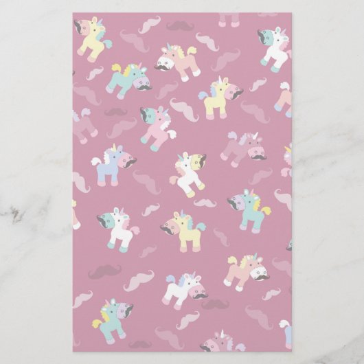 Papeterie Mustachio Unicornio (Devant)