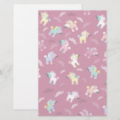 Papeterie Mustachio Unicornio (Devant / Derrière)