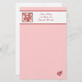 Papeterie 'My Heart' (Devant / Derrière)