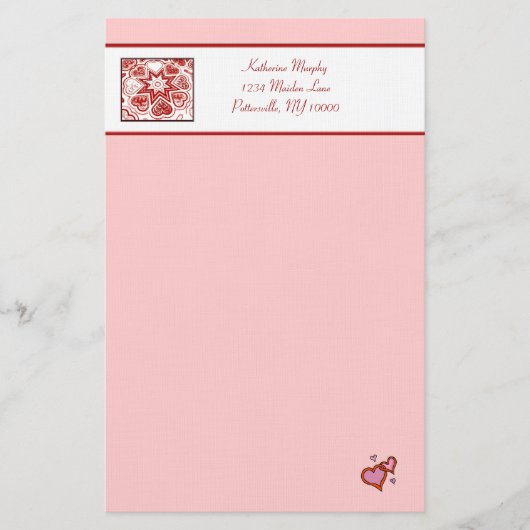 Papeterie 'My Heart' (Devant)