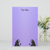 Papeterie Mystérieuse Lady Hoded Cape Floating Hands Moons (Debout devant)