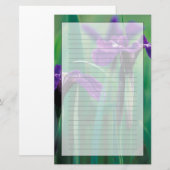 Papeterie NA, États-Unis, Alaska, Knight Island, Wild Iris (Devant / Derrière)