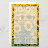 Papeterie Na, États-Unis, Colorado, tournesols (Devant / Derrière)