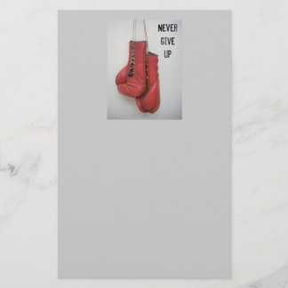 Papeterie N'abandonnez jamais les gants de boxe