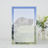 Papeterie Natation de chien dans l'eau (Debout devant)