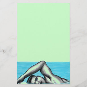 Papeterie Natation Séquence libre de nage