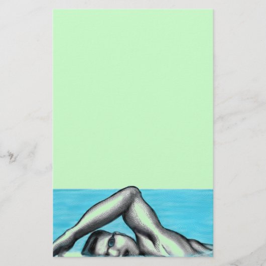 Papeterie Natation Séquence libre de nage (Devant)