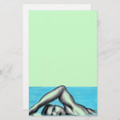 Papeterie Natation Séquence libre de nage (Devant / Derrière)