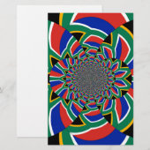 Papeterie Nation Arc-en-ciel : Afrique du Sud vivante Imprim (Devant / Derrière)