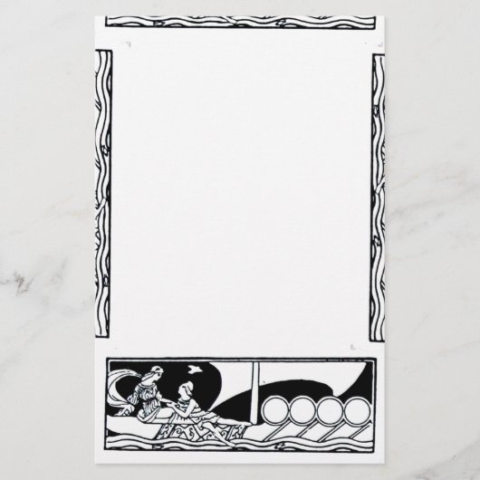 Papeterie NAVIRE ANTIQUE ET AMATEURS Noir Blanc Nautique (Devant)