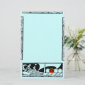 Papeterie NAVIRE ANTIQUE ET AMATEURS Ruby Gem Noir Turquoise (Debout devant)