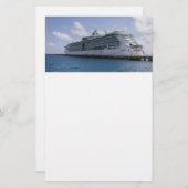 Papeterie Navire de croisière tropicale (Devant / Derrière)