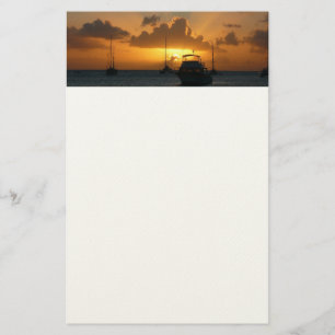 Papeterie Navires et Sunset Tropical Seascape