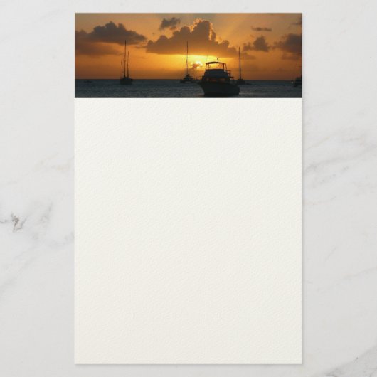 Papeterie Navires et Sunset Tropical Seascape (Devant)