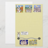 Papeterie Ne t'inquiète pas, sois Hoppy Stationnaire (Devant / Derrière)