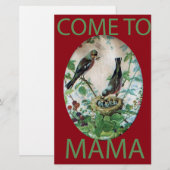 Papeterie Nest of Joy : L'amour du jeune esprit nourdissant (Devant / Derrière)