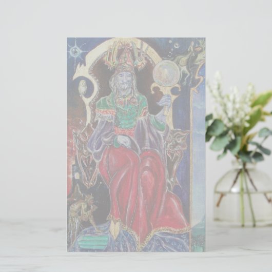 Papeterie NEUROMANCER red purple bleu (Debout devant)