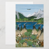 Papeterie Nez Perce ~ Lac Wallowa (Devant / Derrière)