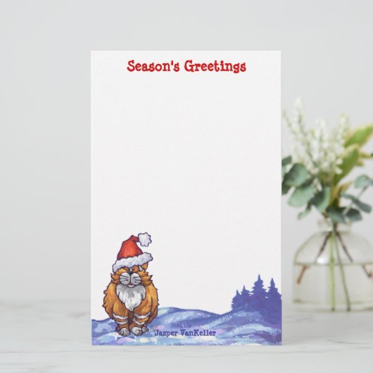 Papeterie Noël au gingembre (Debout devant)