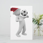 Papeterie noël de football (Debout devant)