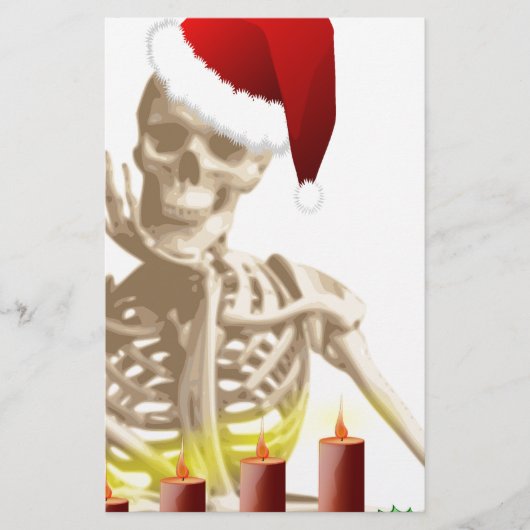 Papeterie noël du crâne (Devant)