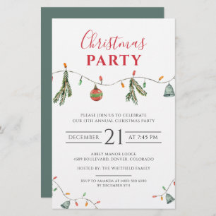 Papeterie Noël Fête d'affaires Événement de vacances Invitat