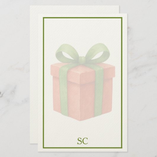 Papeterie Noël fixe (Devant / Derrière)